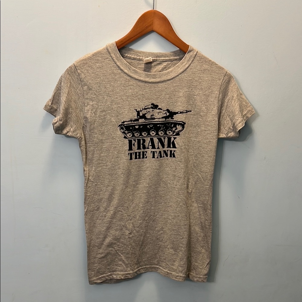 Frank the Tank gray graphic tshirt- ladies size medium - never worn